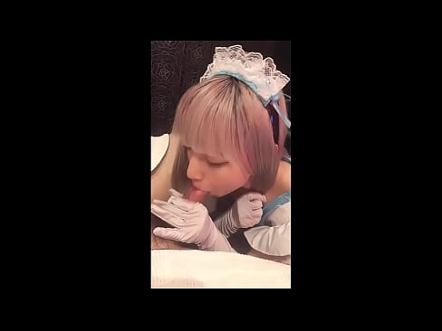 ❤️ Japanese Idol [mayuka], French maid costume, part 1, blowjob and jerk off with lotion Zolaula zamtundu wabwino pa ife